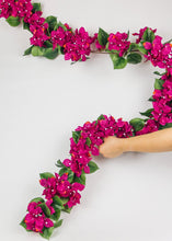 Load image into Gallery viewer, Silk Bougainvillea Garland in Deep Pink - 6'
