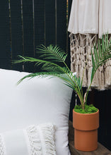 Load image into Gallery viewer, Indoor/Outdoor Fake Plastic Palm Leaf Plant - 35"
