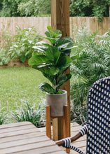 Load image into Gallery viewer, Fake Fiddle Leaf Fig Tree Floor Plant in Pot - 31.5" Tall
