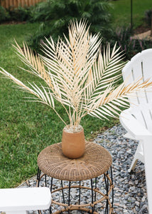 Artificial Areca Palm Leaf Plant in Beige - 29" Tall