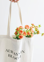 Load image into Gallery viewer, &quot;Always in Bloom Afloral&quot; Market Tote
