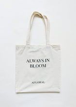 Load image into Gallery viewer, &quot;Always in Bloom Afloral&quot; Market Tote

