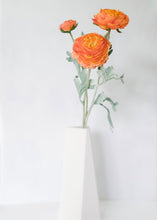 Load image into Gallery viewer, Orange Flowers Artificial Ranunculus
