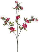 Load image into Gallery viewer, Pink Fuchsia Fake Mini Roses - 26.5" Tall
