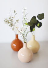 Load image into Gallery viewer, Handmade Earthenware Blush Vase by Franca- 5" Tall
