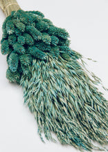 Load image into Gallery viewer, Bouquet of Dried Grasses in Blue - 18" Tall
