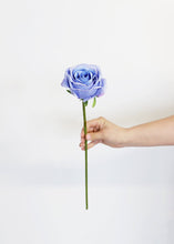 Load image into Gallery viewer, Artificial Rose Flower in Blue - 19"
