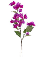Load image into Gallery viewer, Violet Purple Artificial Bougainvillea Flowers 34"
