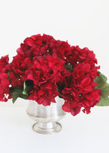 Load image into Gallery viewer, Fake Hydrangea Bush in Burgundy - 25"
