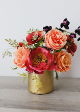 Load image into Gallery viewer, Silk Open Peony in Fuchsia - 22" Tall
