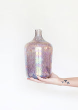 Load image into Gallery viewer, Glass Floral Bud Vase in Iridescent Opal - 11" Tall
