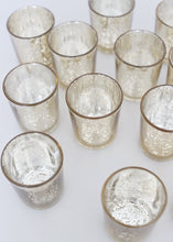 Load image into Gallery viewer, SALE - Gold Mercury Glass Votive Candle Holder - David Tutera -2.5" Tall
