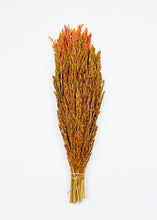 Load image into Gallery viewer, Dried Grass Bouquet in Warm Orange Yellow - 20" Tall
