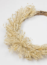 Load image into Gallery viewer, Dried Grass and Grain Hoop Grapevine Wreath - 18"
