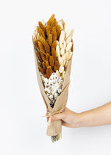 Load image into Gallery viewer, Dried Rust Phalaris Grass and Flower Bouquet - 19" Tall
