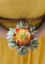 Load image into Gallery viewer, Artificial Succulent Bouquet Pick in Green Gray - 4" Wide
