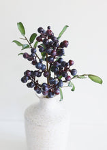 Load image into Gallery viewer, Artificial Berries in Blue - 12&quot;
