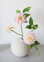 Load image into Gallery viewer, Soft Pink Artificial Dahlia Flowers
