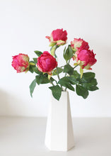 Load image into Gallery viewer, Artificial Flower Peony Bud in Fuchsia - 18" Tall
