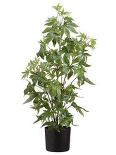 Load image into Gallery viewer, Fake Plants Marijuana Cannabis Leaves in Pot - 37" Tall
