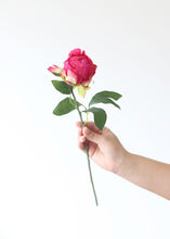 Load image into Gallery viewer, Artificial Flower Peony Bud in Fuchsia - 18" Tall
