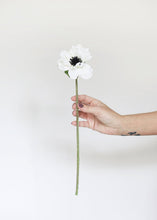 Load image into Gallery viewer, White Silk Anemone - 14.5"
