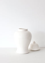 Load image into Gallery viewer, Glossy White Ginger Jar - 13.5" Tall
