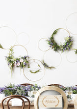 Load image into Gallery viewer, Gold Metal Ring for Floral Hoops - 18" Diameter
