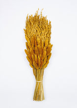 Load image into Gallery viewer, Golden Orange Yellow Dried Grasses Bouquet - 19" Tall

