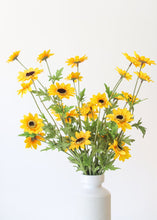 Load image into Gallery viewer, Yellow Fake Black Eyed Susan Rudbeckia Flowers

