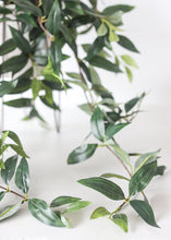 Load image into Gallery viewer, Artificial Plant Ruscus Leaf Hanging Bush - 28" Long
