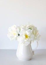 Load image into Gallery viewer, Silk Reflexed Rose in White - 19" Tall
