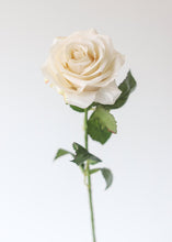 Load image into Gallery viewer, Silk Rose in Beige - 21.5" Tall
