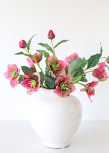 Load image into Gallery viewer, Helleborus Artificial Flowers in Violet Pink
