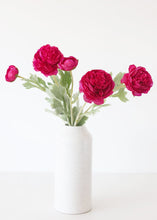 Load image into Gallery viewer, Ranunculus Artificial Flower in Fuchsia
