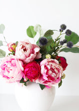 Load image into Gallery viewer, Pink Faux Peony Flower
