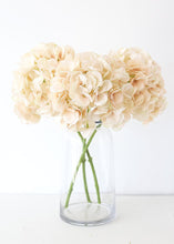 Load image into Gallery viewer, Oversized Artificial Soft Pink Hydrangea - 9" Bloom
