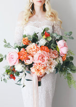 Load image into Gallery viewer, Artificial Peony Flower in Light Pink - 30" Tall
