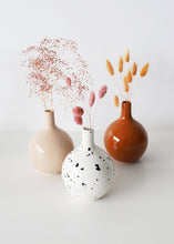 Load image into Gallery viewer, Handmade Speckled Earthenware Vase by Franca  - 5" Tall
