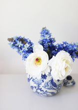 Load image into Gallery viewer, White Peony Silk Flower - 21" Tall
