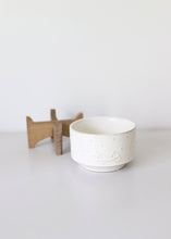 Load image into Gallery viewer, Constellation Ceramic Pot on Wood Stand - 4.5" Tall
