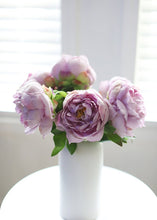 Load image into Gallery viewer, Real Touch Lavender Fake Peony - 22" Tall
