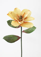 Load image into Gallery viewer, Magnolia Artificial Flowers in Mustard Tan
