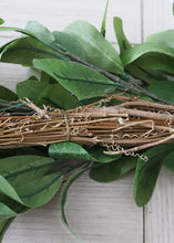Load image into Gallery viewer, Artificial Lamb's Ear Leaf and Grapevine Garland - 6'
