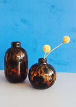 Load image into Gallery viewer, Leopard Animal Print Glass Bud Vase - 6.25&quot; Tall
