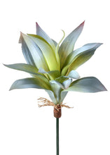 Load image into Gallery viewer, Blue Grey Plastic Agave Succulent Pick - 9" Tall

