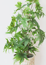 Load image into Gallery viewer, Fake Plants Marijuana Cannabis Leaves in Pot - 37" Tall
