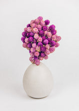 Load image into Gallery viewer, Mini Pink Purple Globe Amaranth Dried Flower Bouquet - 10" Tall
