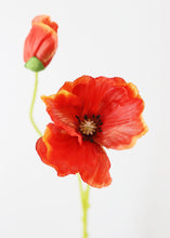 Load image into Gallery viewer, Artificial Poppy Flower in Orange - 25"
