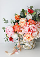 Load image into Gallery viewer, Pink Peony Silk Flower - 21" Tall
